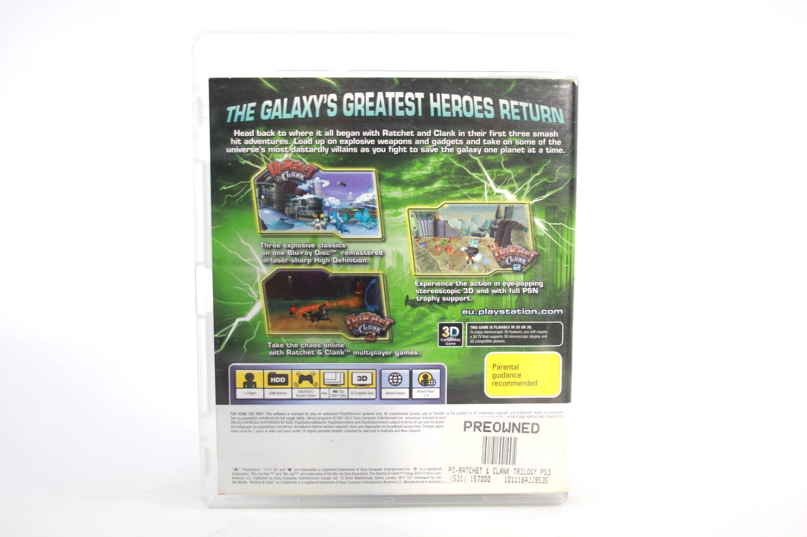 The Ratchet and Clank Trilogy Collection - PlayStation 3 (PS3) [PAL] - WARRANTY