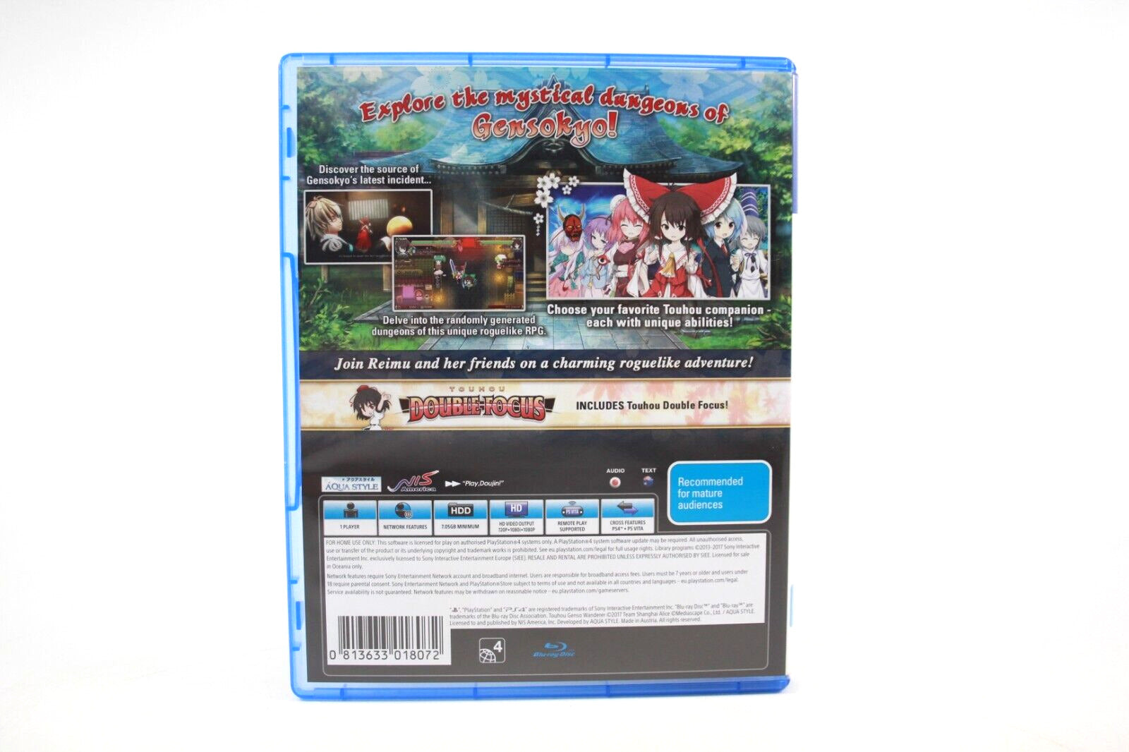 Touhou Genso Wanderer - PlayStation 4 (PS4) [PAL] - WITH WARRANTY