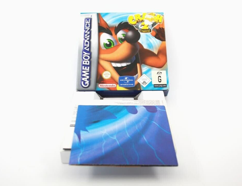 Crash Bandicoot 2 N-Tranced - Nintendo Game Boy Advance (GBA) *BOX ONLY*