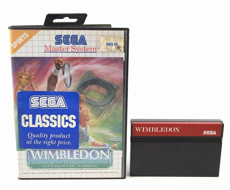 Wimbledon - SEGA Master System [PAL] WITH WARRANTY