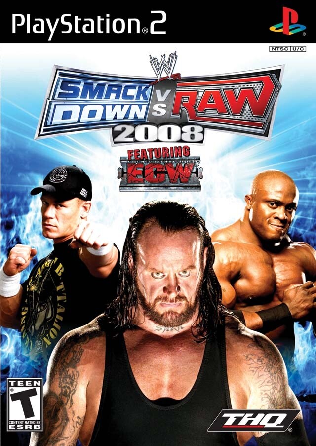 WWE SmackDown vs. Raw 2008 (PS2) [PAL] - WITH WARRANTY - vs