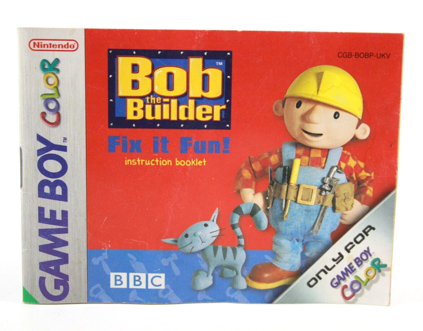 Bob The Builder Fix It Fun [MANUAL ONLY] - Nintendo Game Boy Color [PAL]