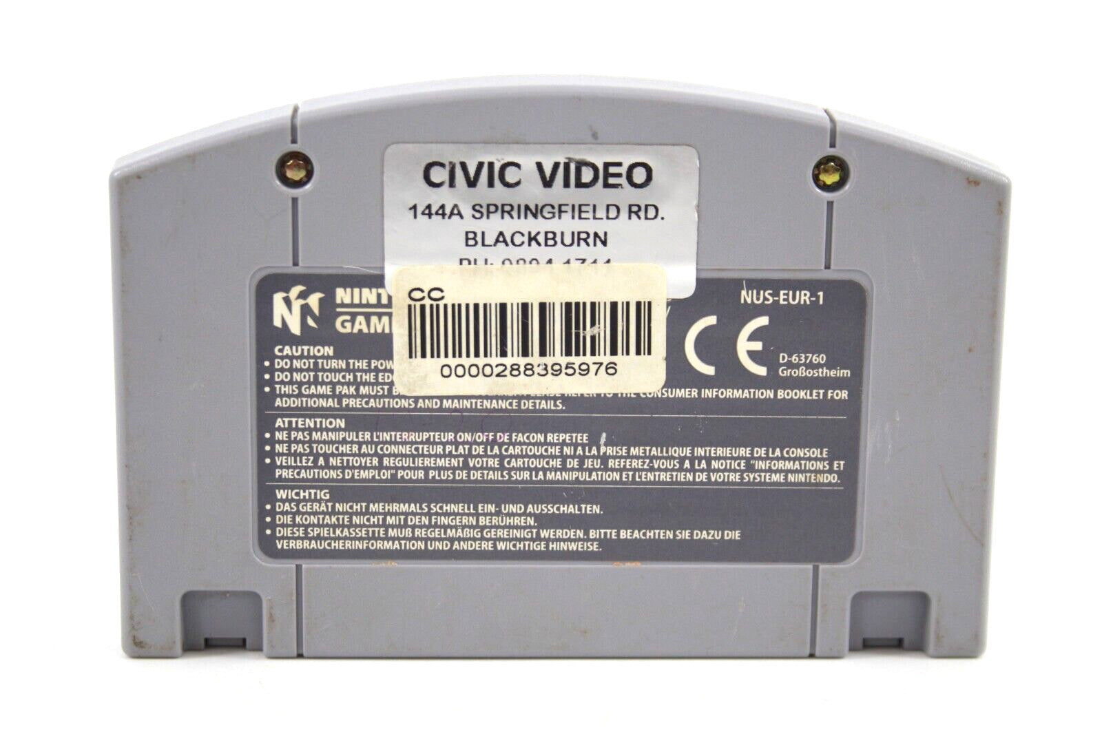 World Cup 98 [CART ONLY] - Nintendo 64 (N64) [PAL] WITH WARRANTY