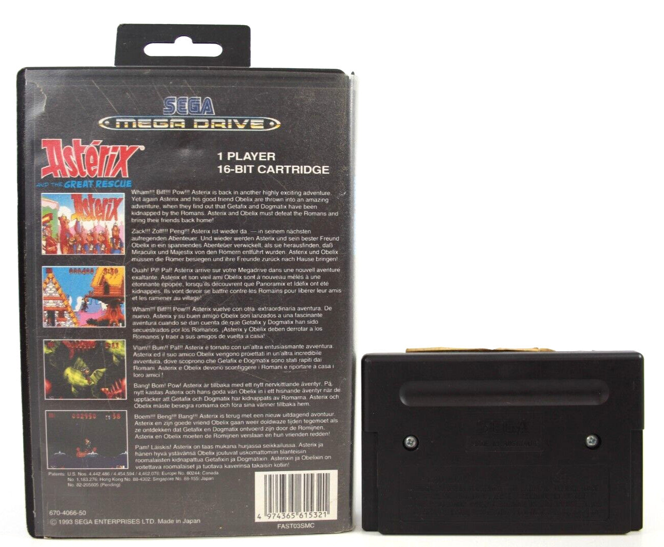 Asterix - SEGA Mega Drive [PAL] - WITH WARRANTY