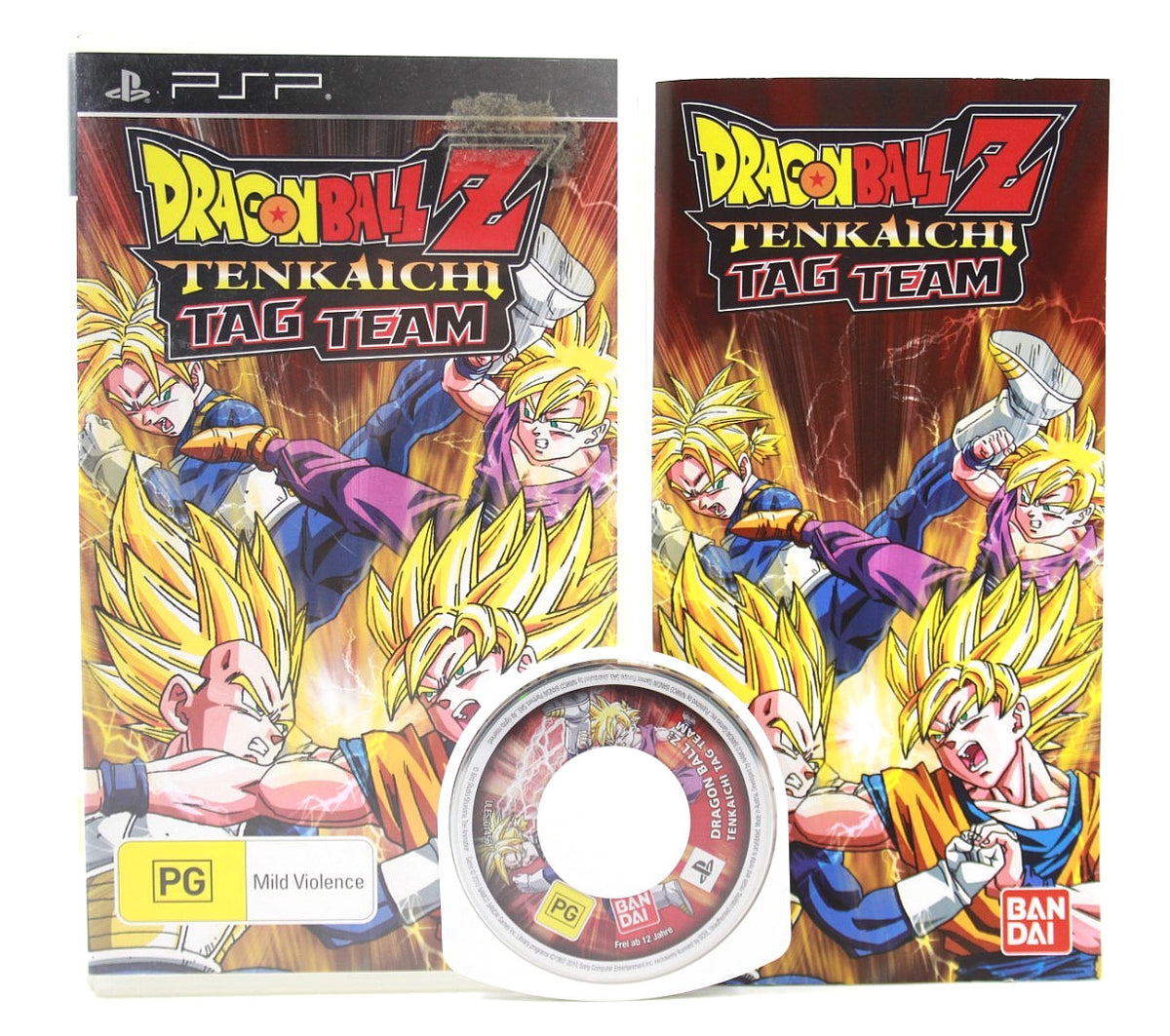 DRAGON BALL Z Tenkaichi Tag Team - PlayStation Portable (PSP) [PAL] - WARRANTY