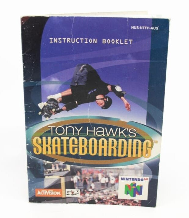 Tony Hawk's Pro Skater - Nintendo 64 (N64) [PAL] *MANUAL ONLY*
