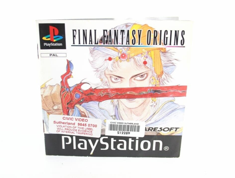 Final Fantasy Origins *MANUAL ONLY* Sony PlayStation 1 (PS1) [PAL]
