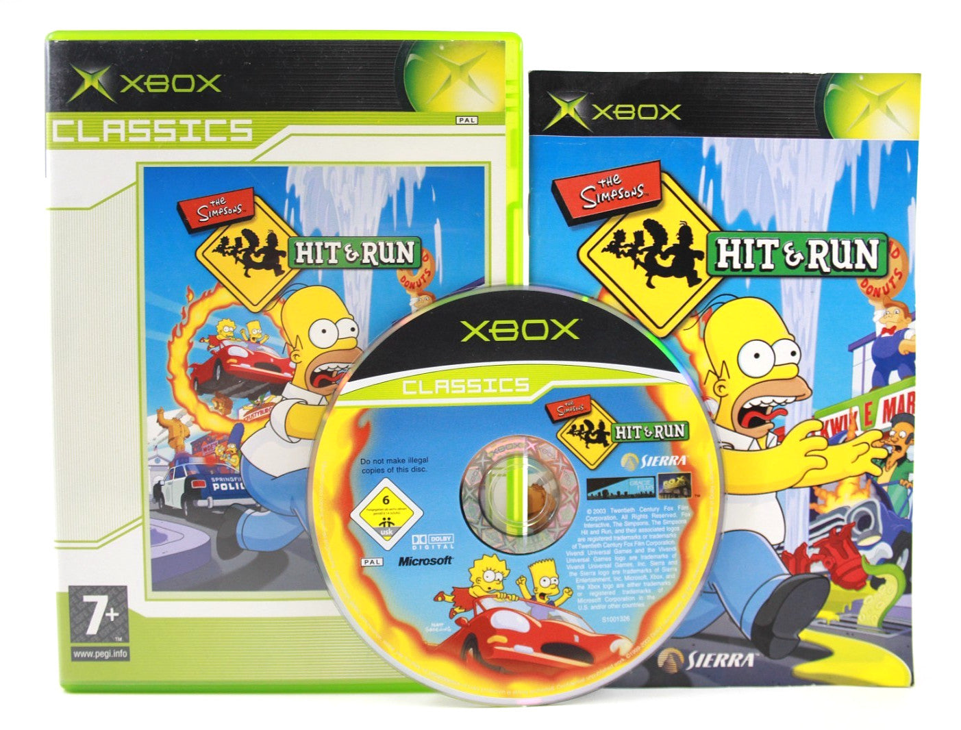 The Simpsons: Hit & Run (Classics) - Xbox [PAL] - WITH WARRANTY