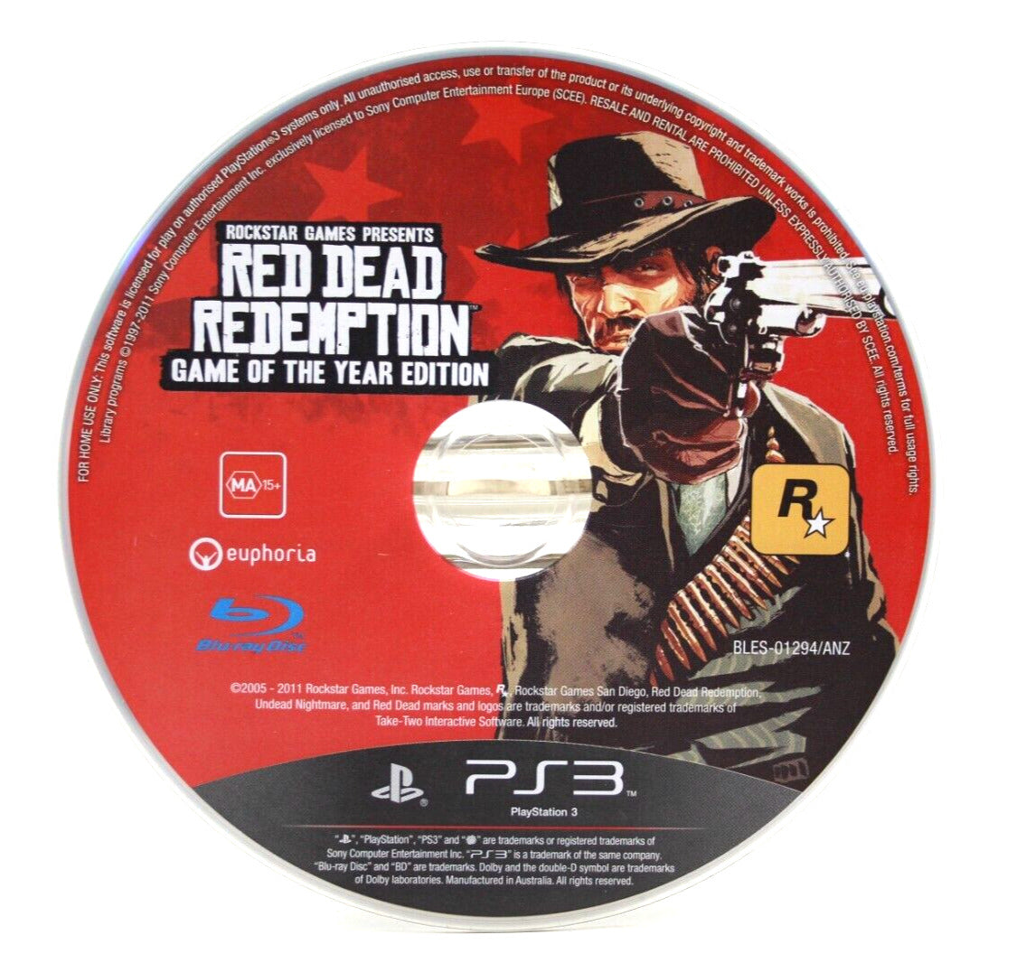 Red Dead Redemption: GOTY Edition [DISC ONLY] PlayStation 3 (PS3) [PAL] WARRANTY