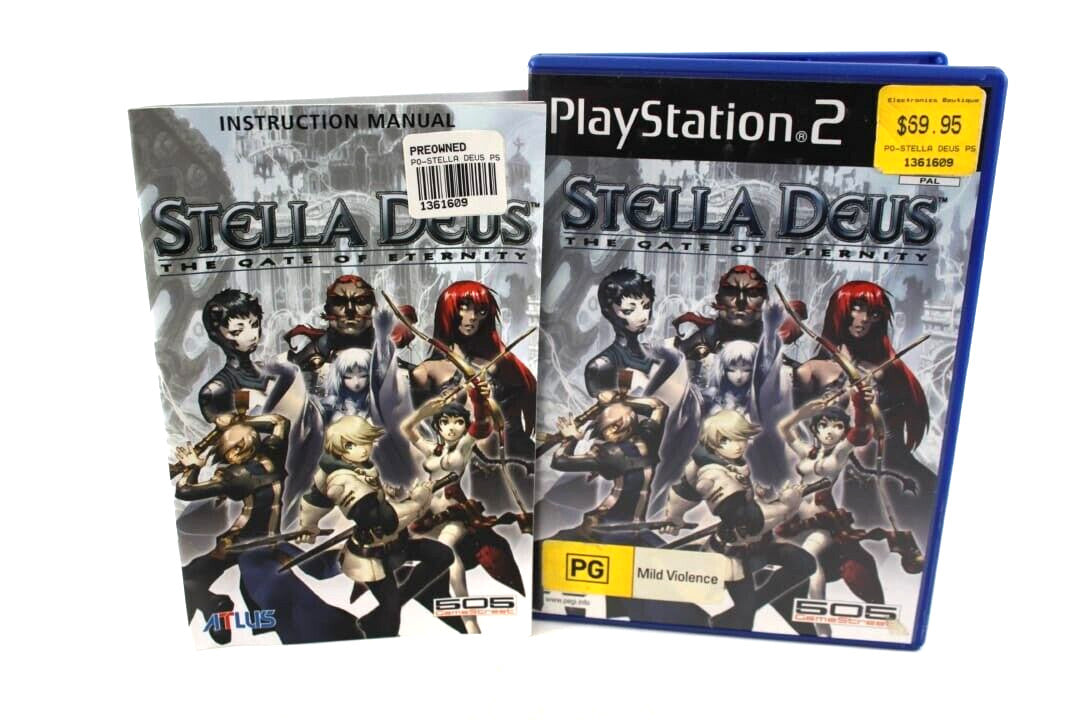 Stella Dues: The Gates of Eternity - PlayStation 2 (PS2) [PAL] CASE/MANUAL ONLY