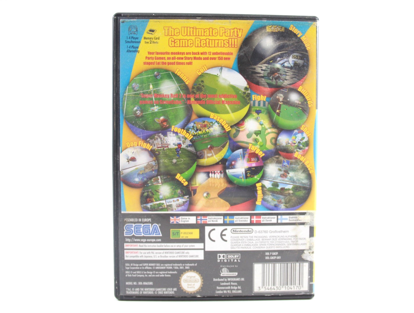 Super Monkey Ball 2 - Nintendo GameCube [PAL] - WITH WARRANTY