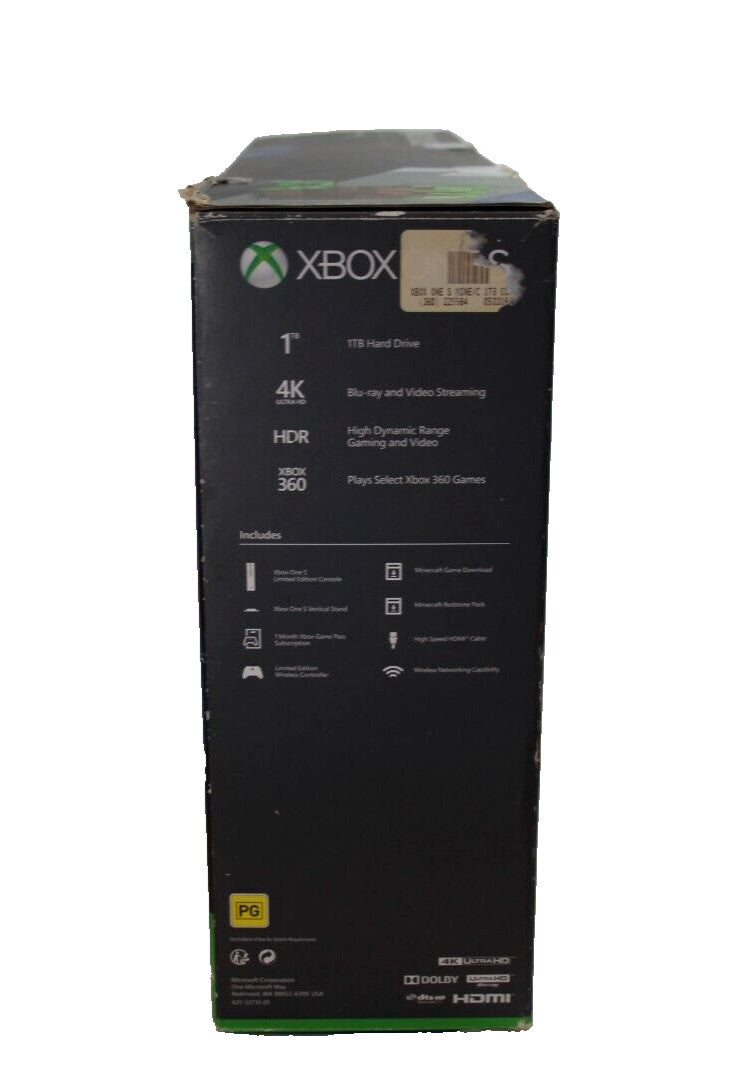 *BOX ONLY* Official Minecraft BOX for Xbox one S *BOX ONLY* LIMITED EDITION BOX