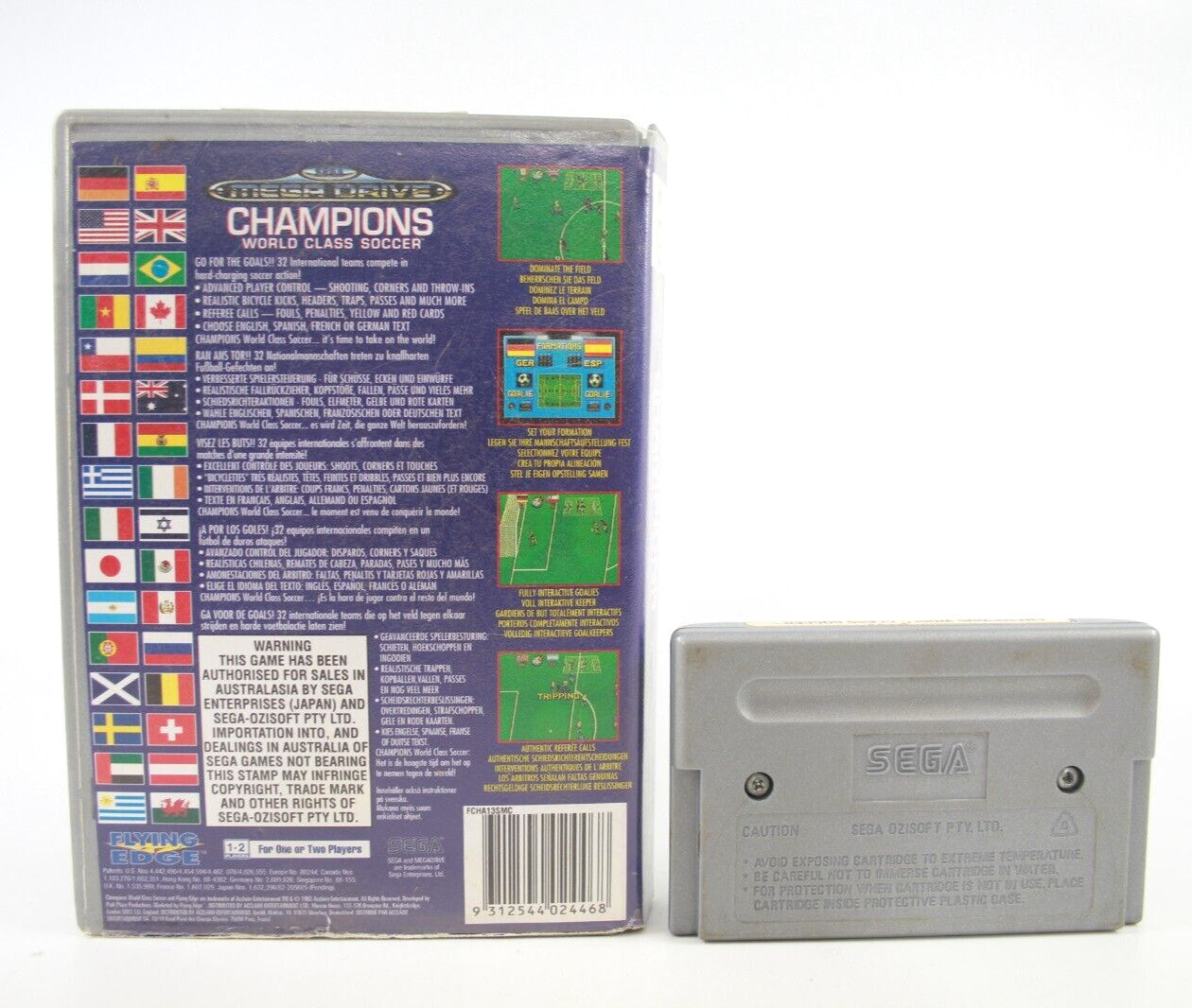 Champions World Class Soccer - SEGA Mega Drive [PAL] - WITH WARRANTY