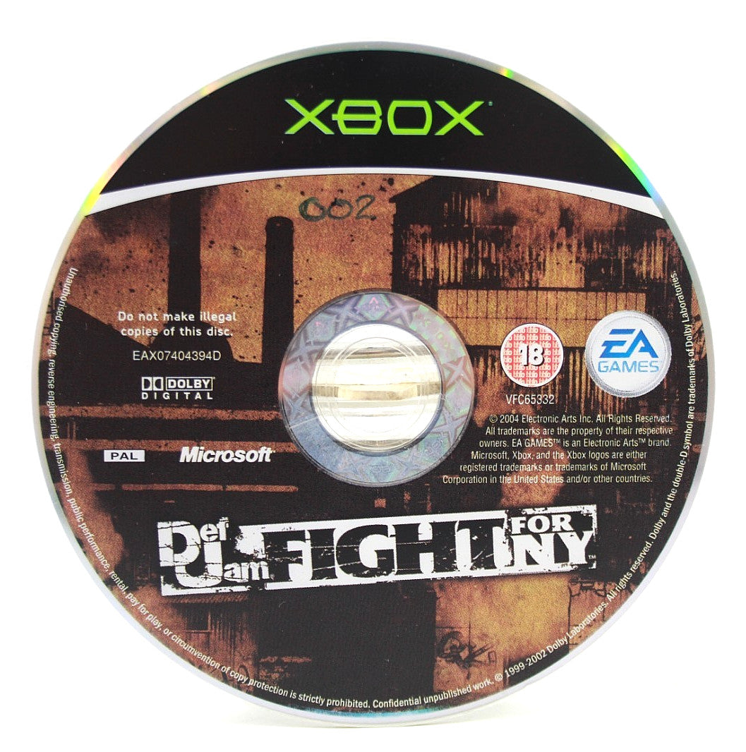Def Jam: Fight For NY New York [DISC ONLY] - Xbox [PAL] - WITH WARRANTY