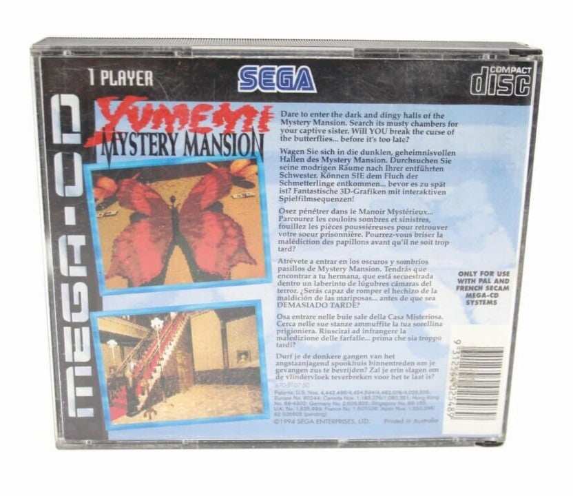 Yumeni Mystery Mansion - SEGA Mega-CD [PAL] - WITH WARRANTY