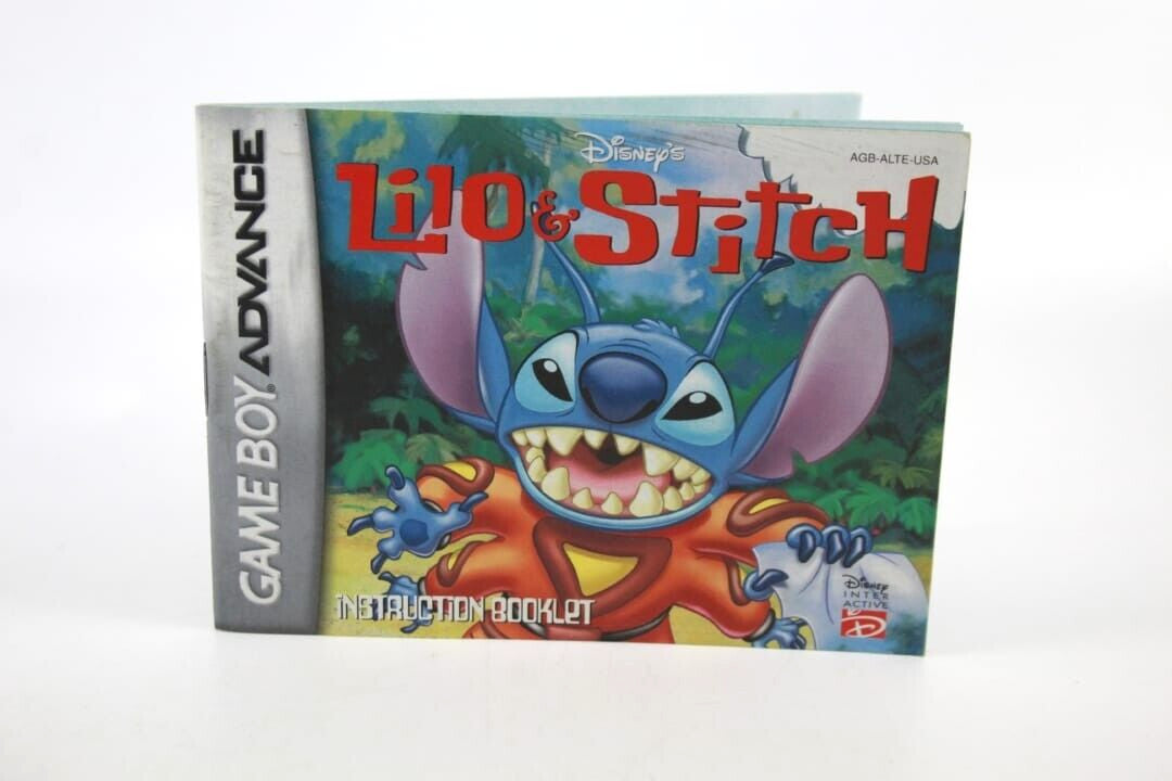Disney’s Lilo & Stitch - Nintendo Game Boy Advance (GBA) **MANUAL ONLY**