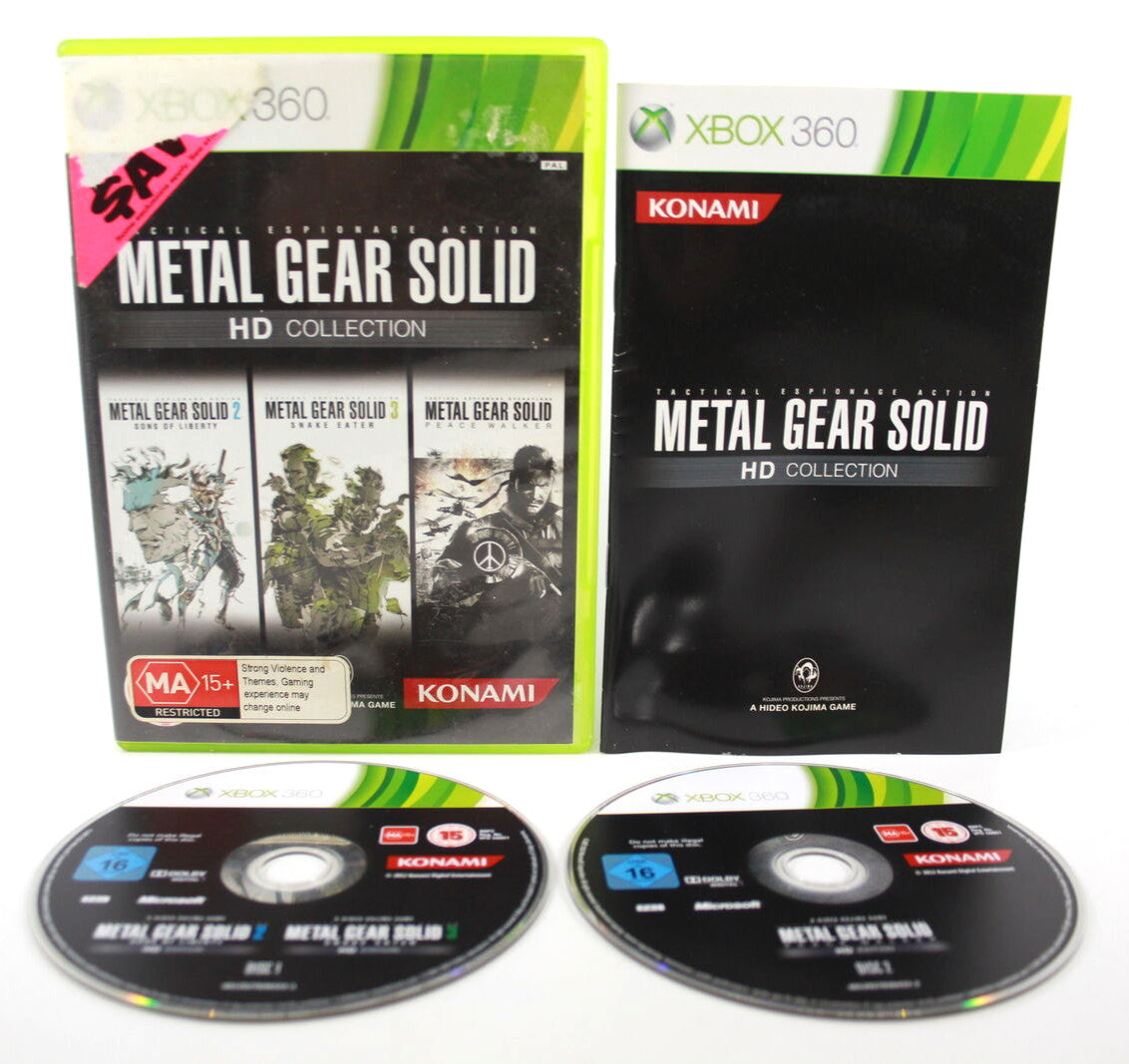 Metal Gear Solid HD Collection (Xbox 360) [PAL] - WITH WARRANTY