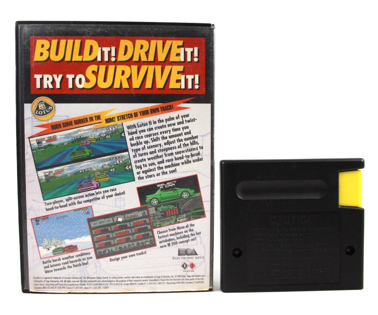 Lotus II: R.E.C.S. - SEGA Mega Drive [PAL] - WITH WARRANTY