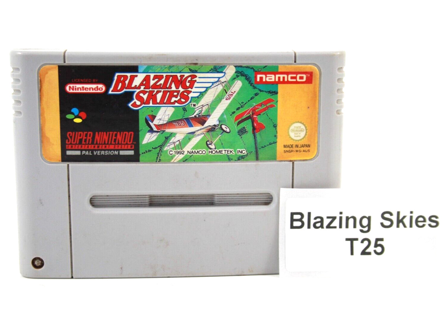 Blazing Skies [CART ONLY] - Super Nintendo (SNES) [PAL] - WITH WARRANTY