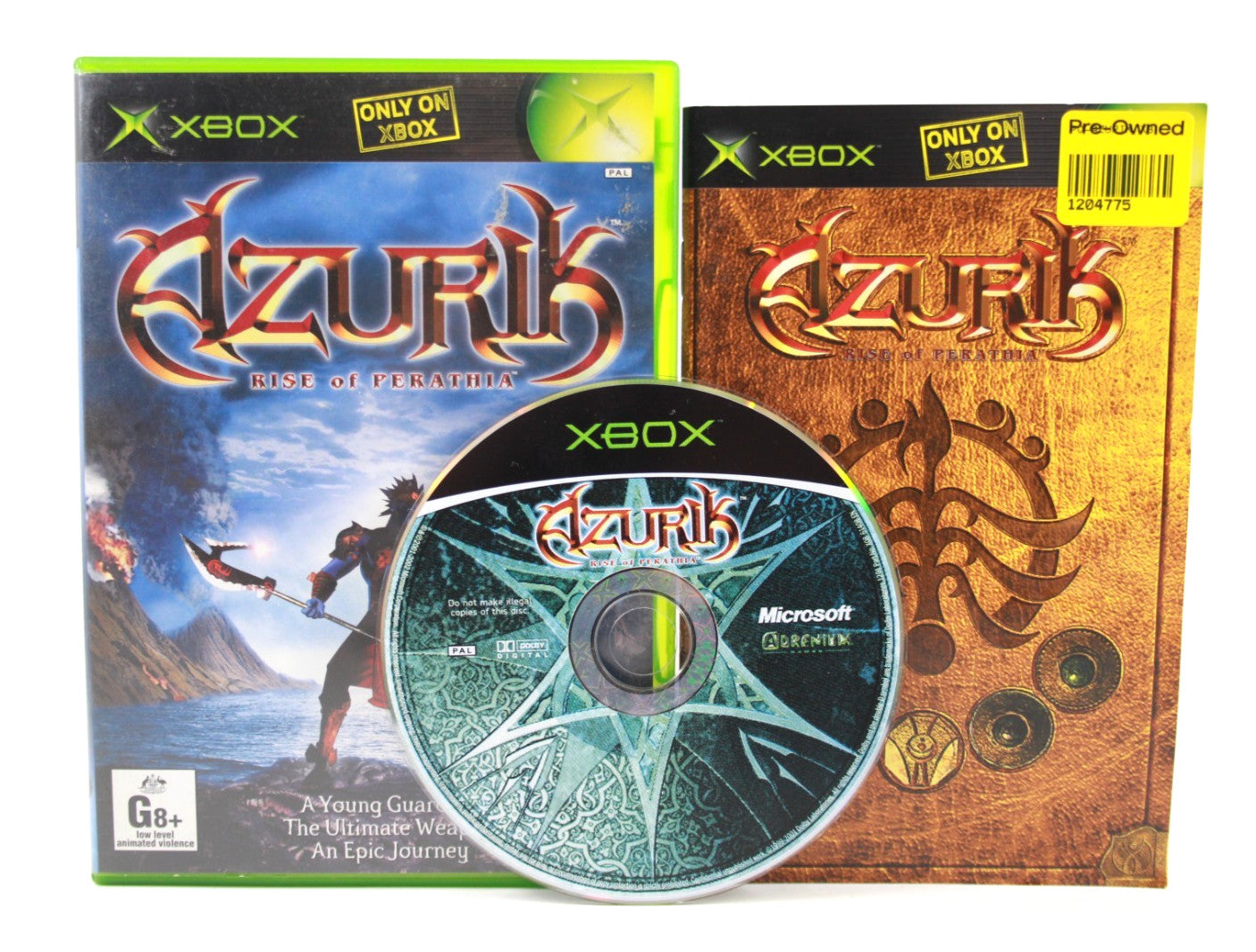 Azurik Rise of Perathia - Xbox [PAL] - WITH WARRANTY