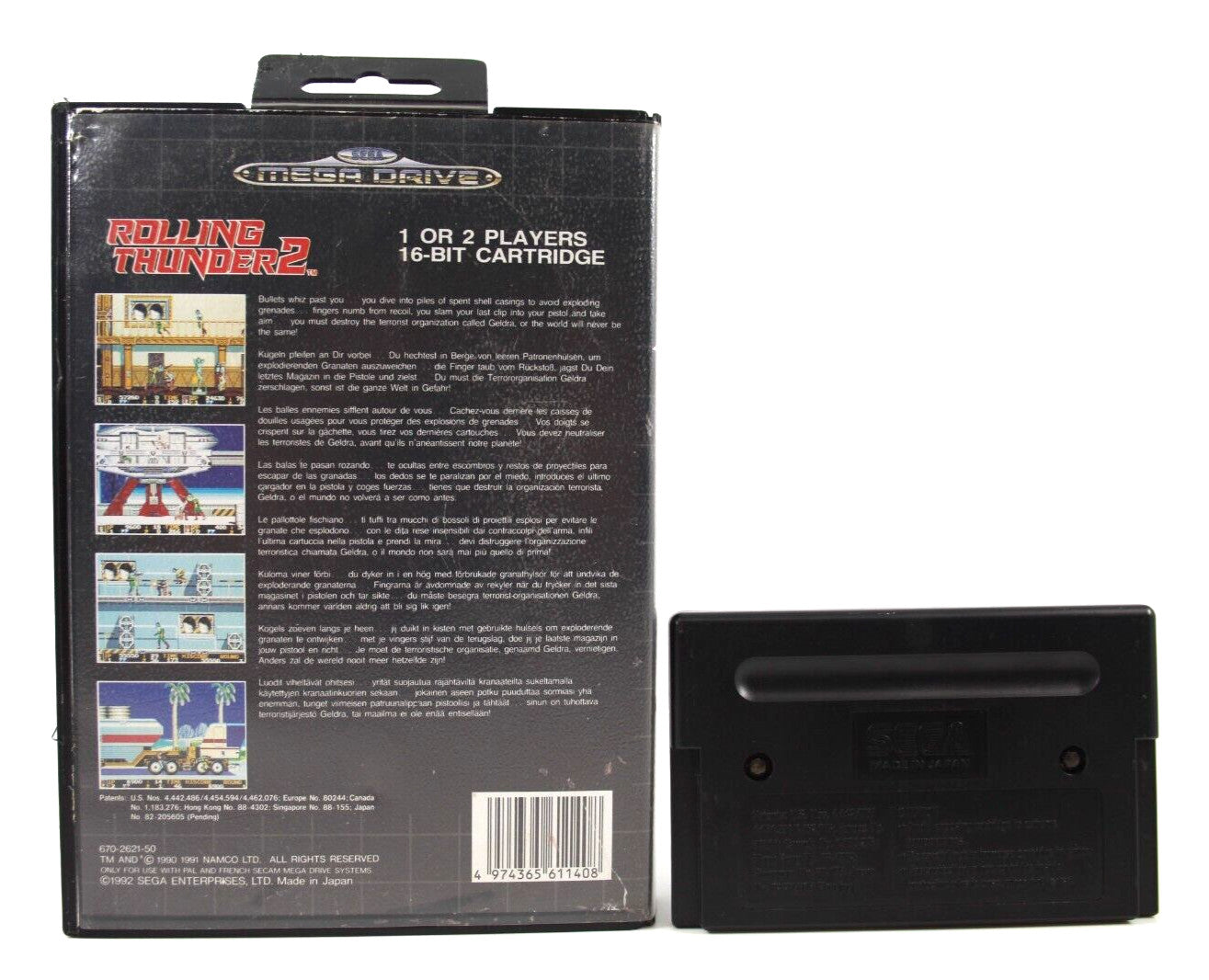 Rolling Thunder 2 - SEGA Mega Drive [PAL] - WITH WARRANTY