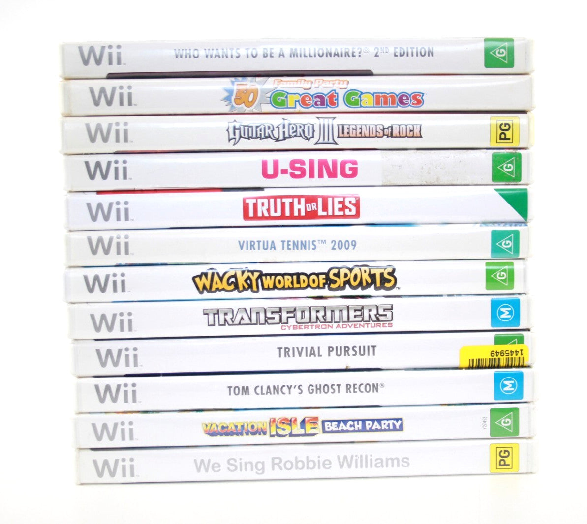 x12 Nintendo Wii Video Game Bundle Lot (12 Games)