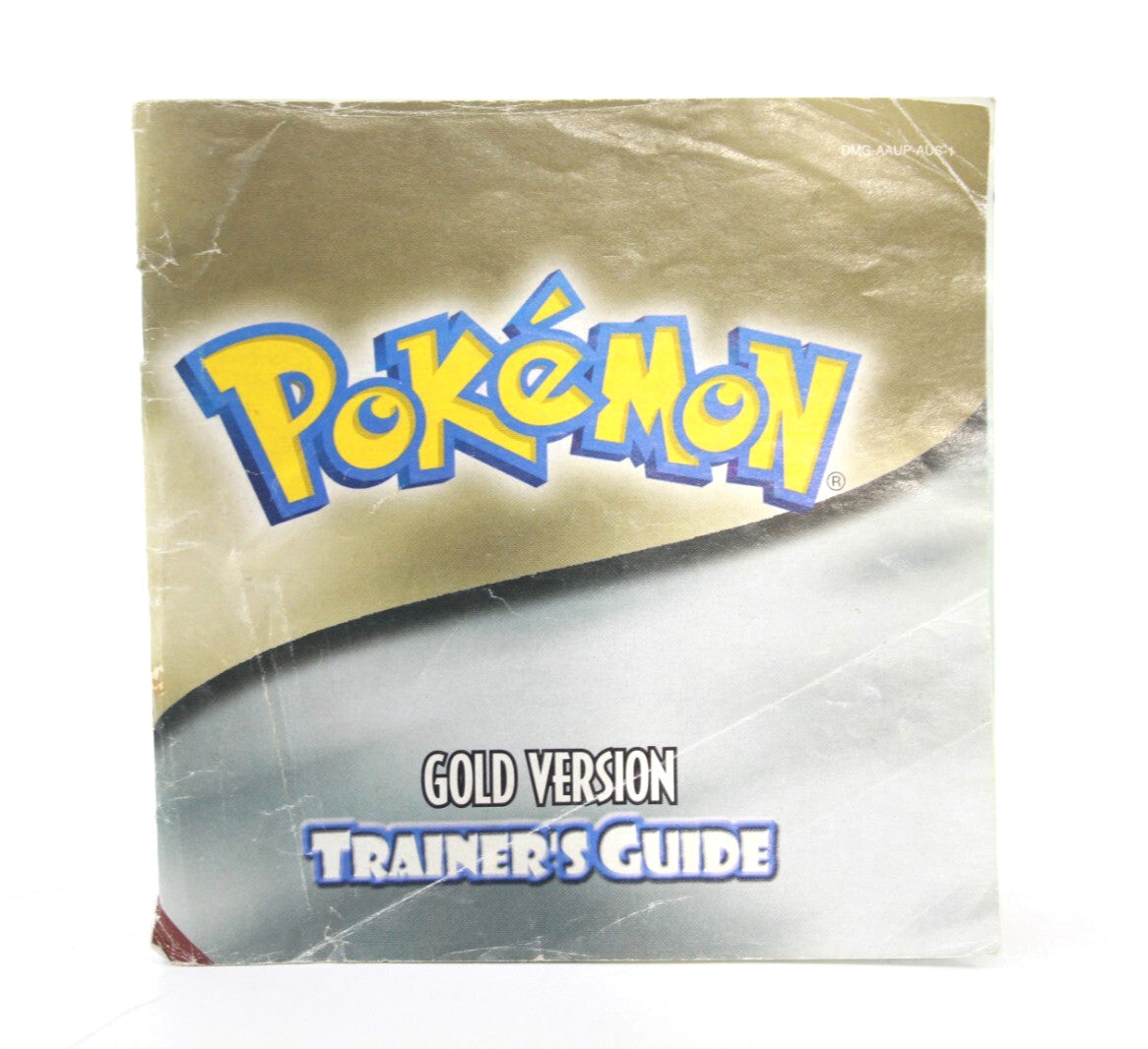 Genuine, Official Pokémon Gold Version - Nintendo Game Boy Color [MANUAL ONLY]