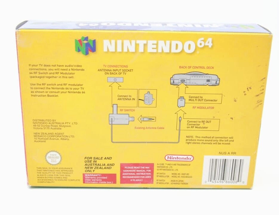 Genuine, Official Nintendo 64 (N64) RF Switch/Modulator [PAL] WITH WARRANTY