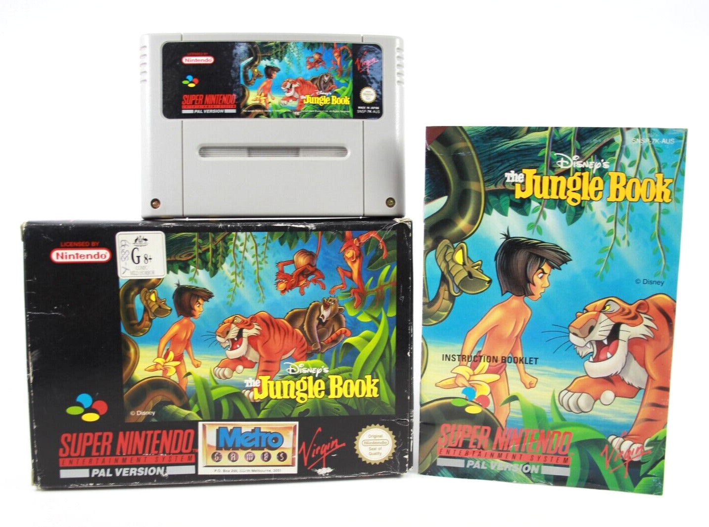 Disney's The Jungle Book - Super Nintendo (SNES) [PAL] - BOXED - WITH WARRANTY