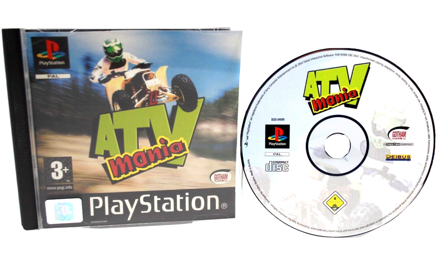 ATV Mania (PS1) [PAL] - WITH WARRANTY