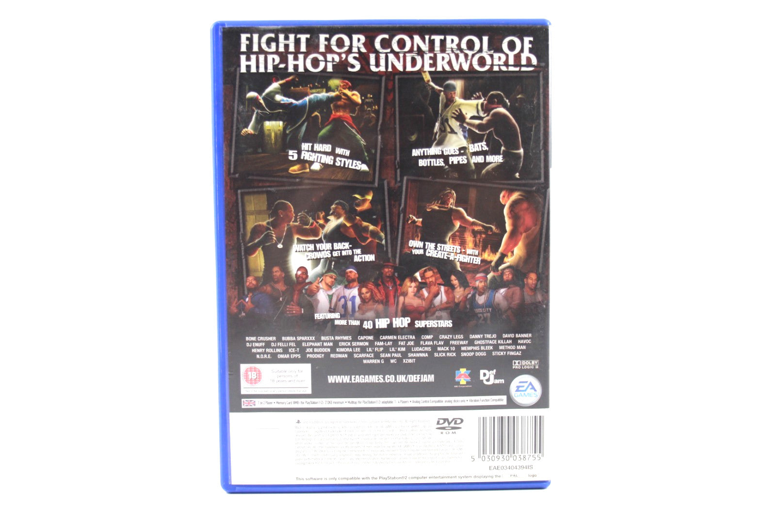 Def Jam Fight for NY - PlayStation 2 (PS2) [PAL] - WITH WARRANTY