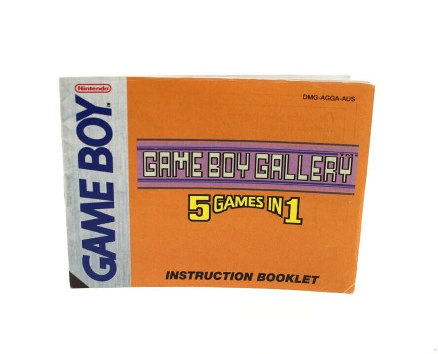 Gameboy Gallery 5 Games in 1 - (Nintendo Game Boy)  ***Manual Only***