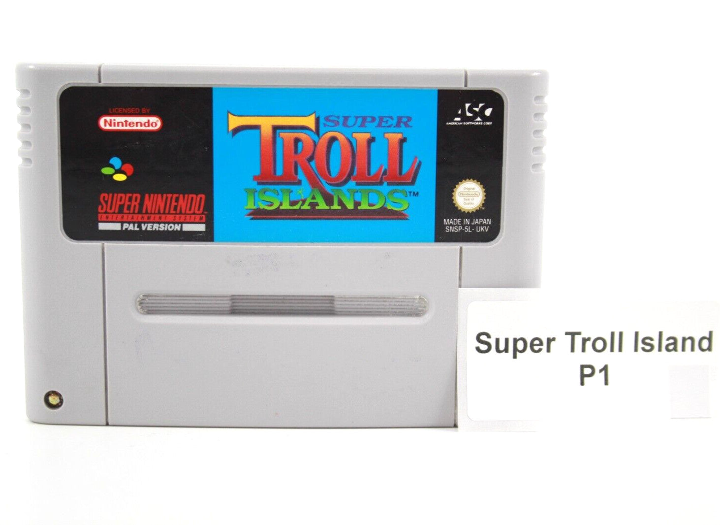 Super Troll Islands [CART ONLY] - Super Nintendo (SNES) [PAL] - WITH WARRANTY