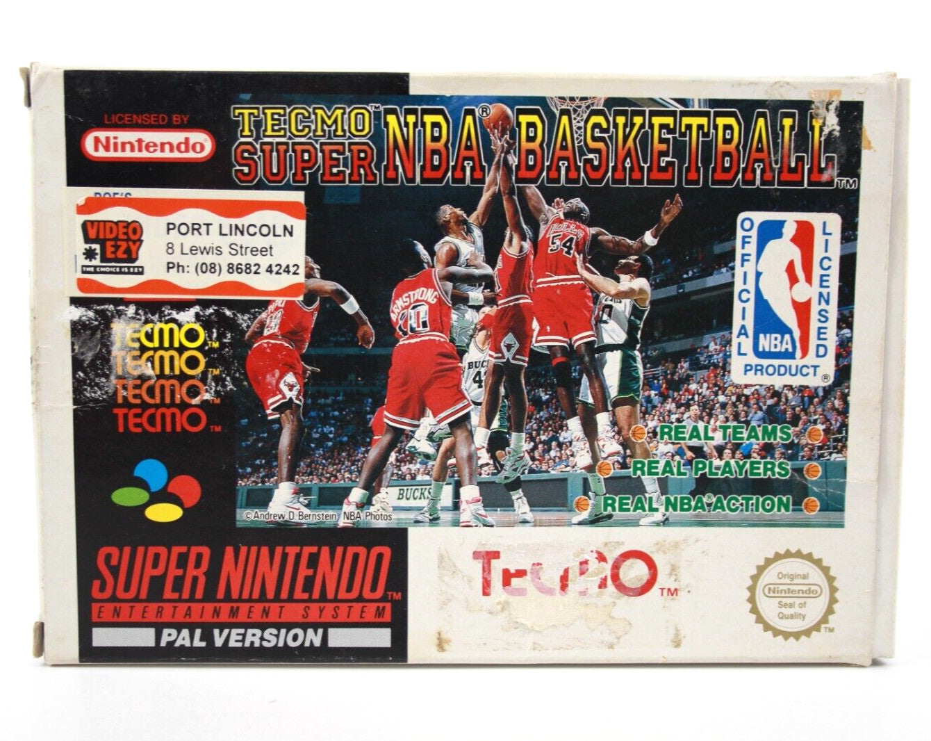 Tecmo Super NBA Basketball [BOX ONLY] - Super Nintendo (SNES) [PAL]