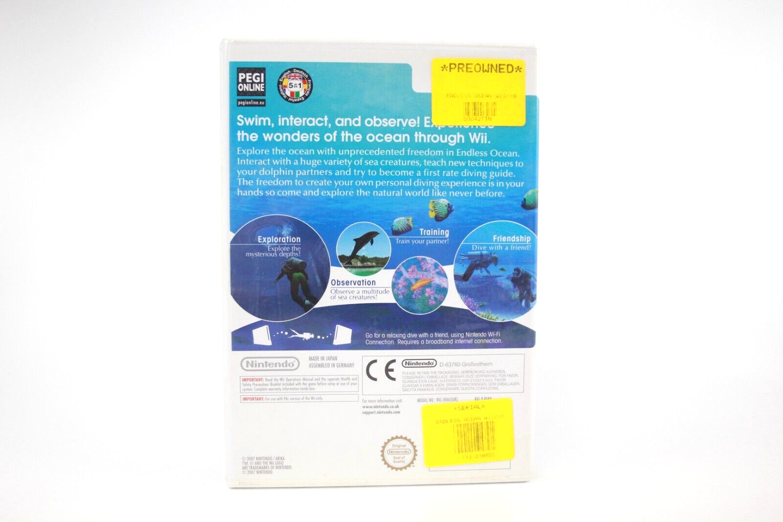Endless Ocean - Nintendo Wii [PAL] - WITH WARRANTY