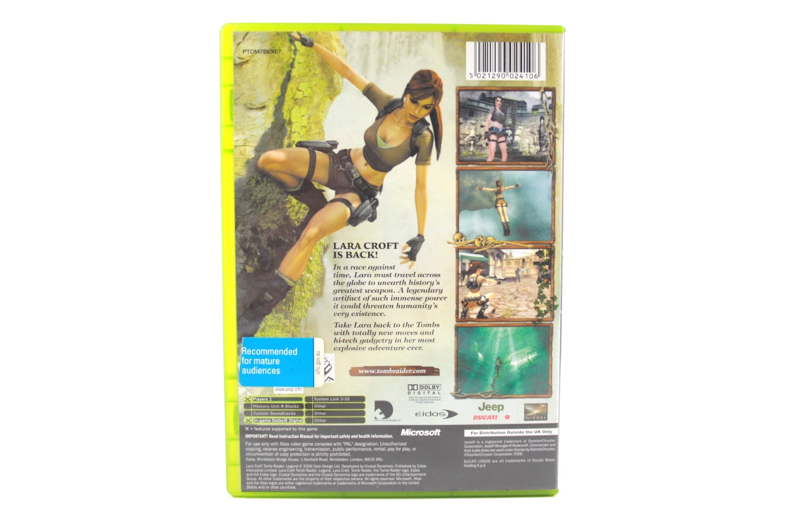 Lara Croft Tomb Raider Legend - Xbox [PAL] - WITH WARRANTY