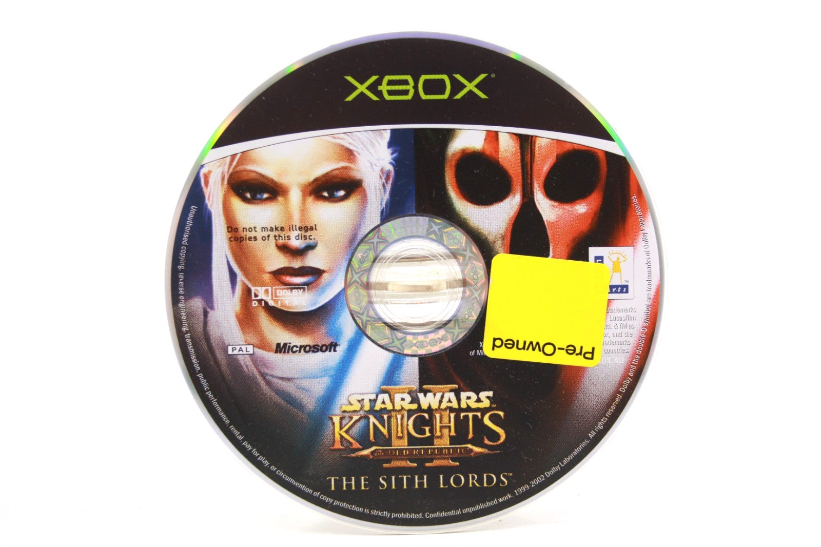 Star Wars: Knights of the Old Republic 2 The Sith Lords [DISC ONLY] - Xbox [PAL]