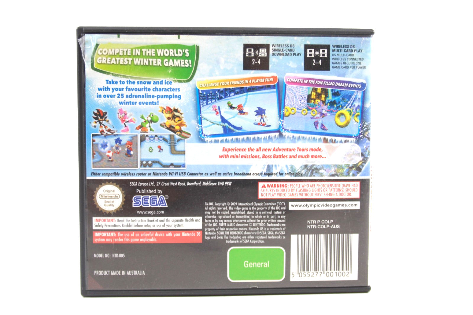 Mario & Sonic at Olympic Winter Games - Nintendo DS [PAL] - WITH WARRANTY