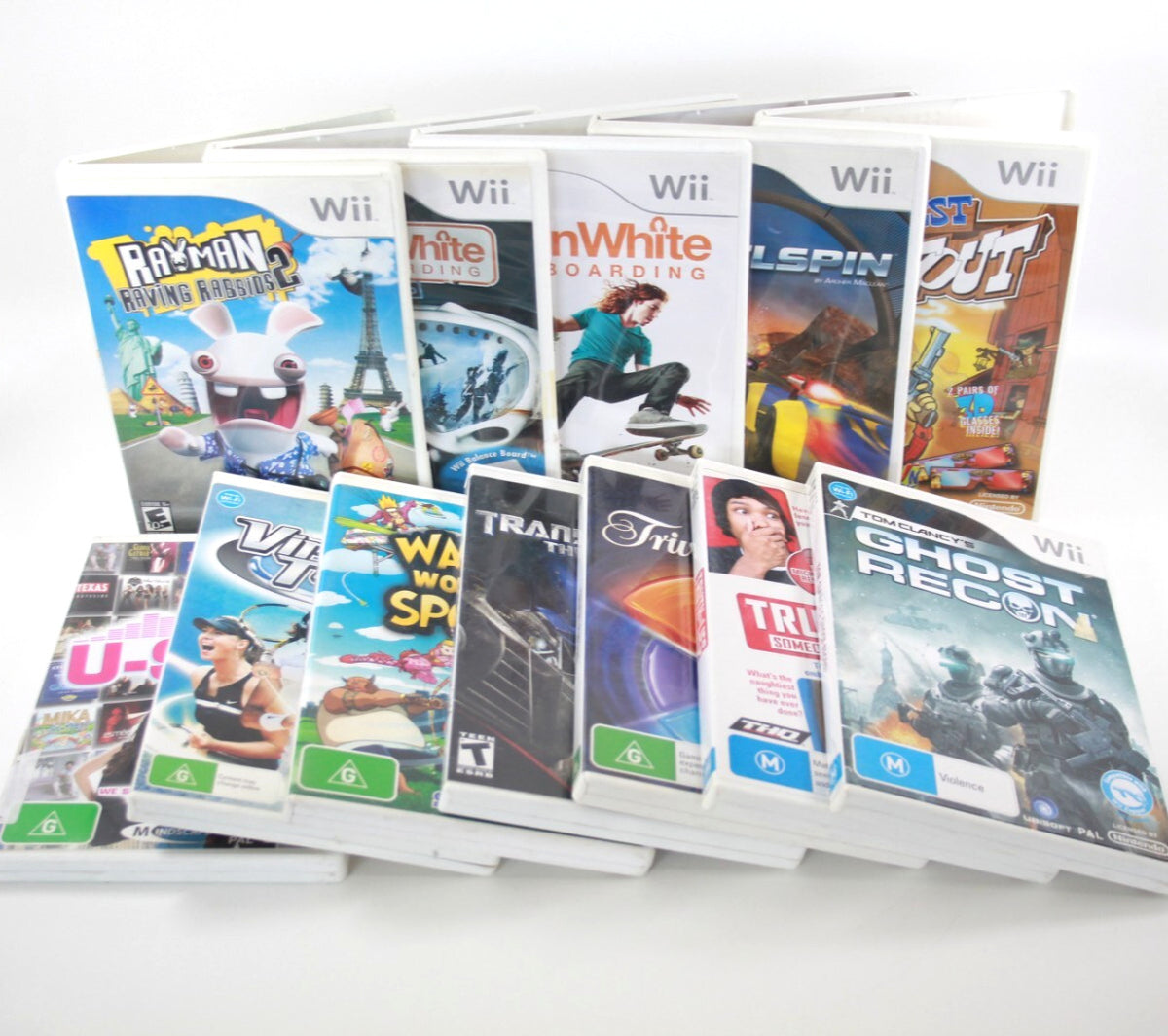 x12 Nintendo Wii Video Game Bundle Lot (12 Games)