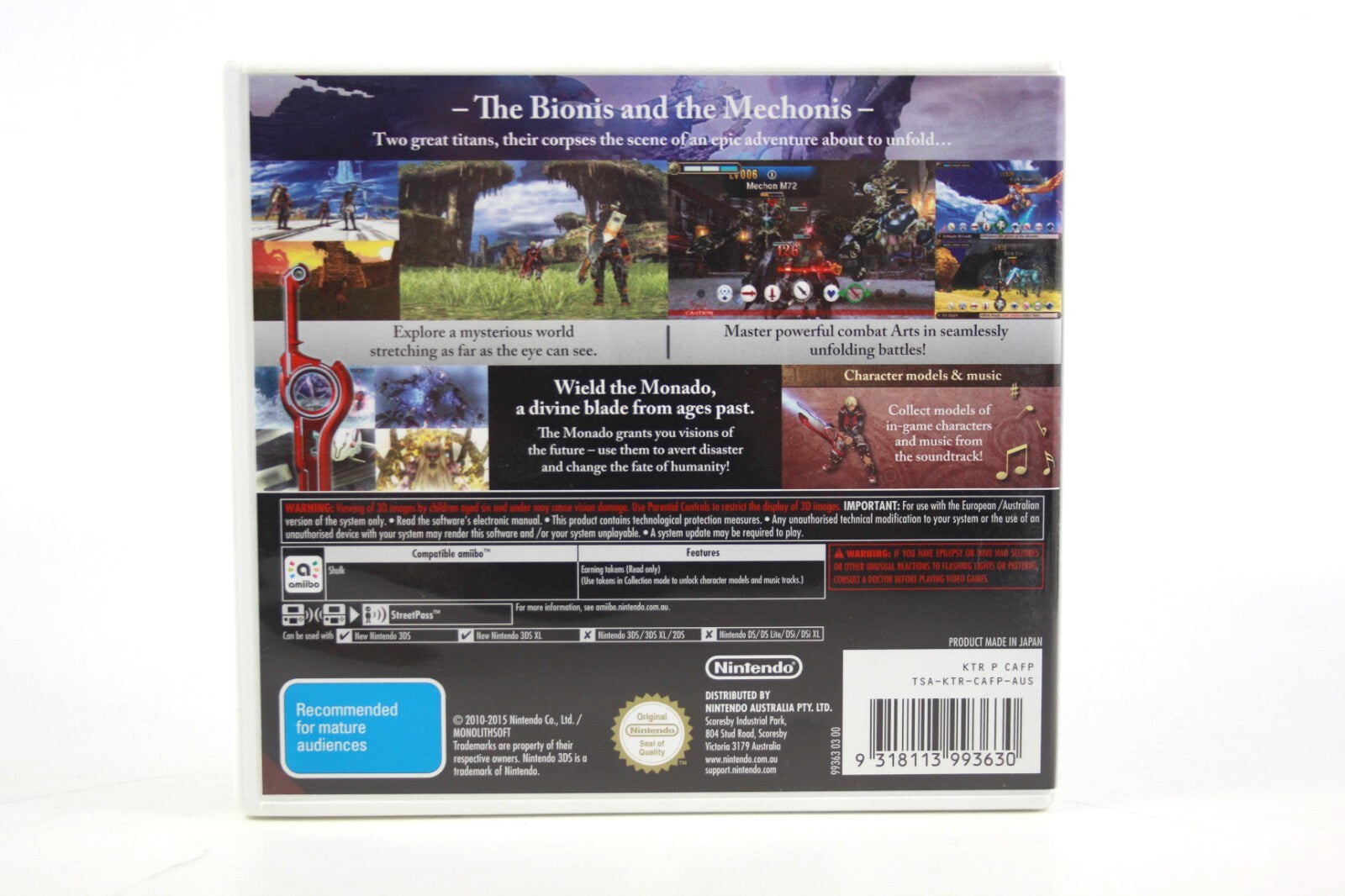 Xenoblade Chronicles 3D - Nintendo 3DS [PAL] - WITH WARRANTY