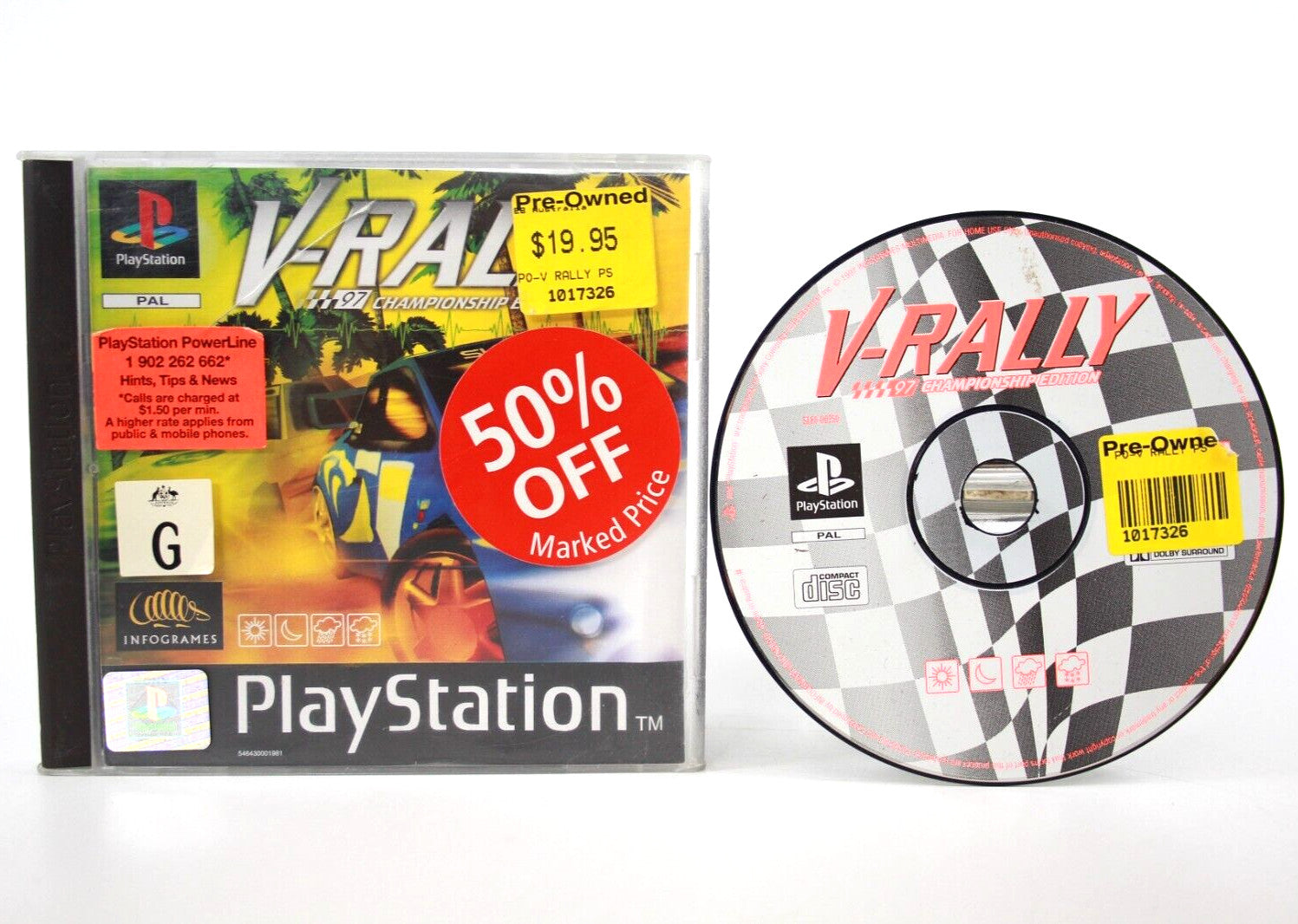 V-Rally Championship - PlayStation 1 (PS1) [PAL] - WITH WARRANTY