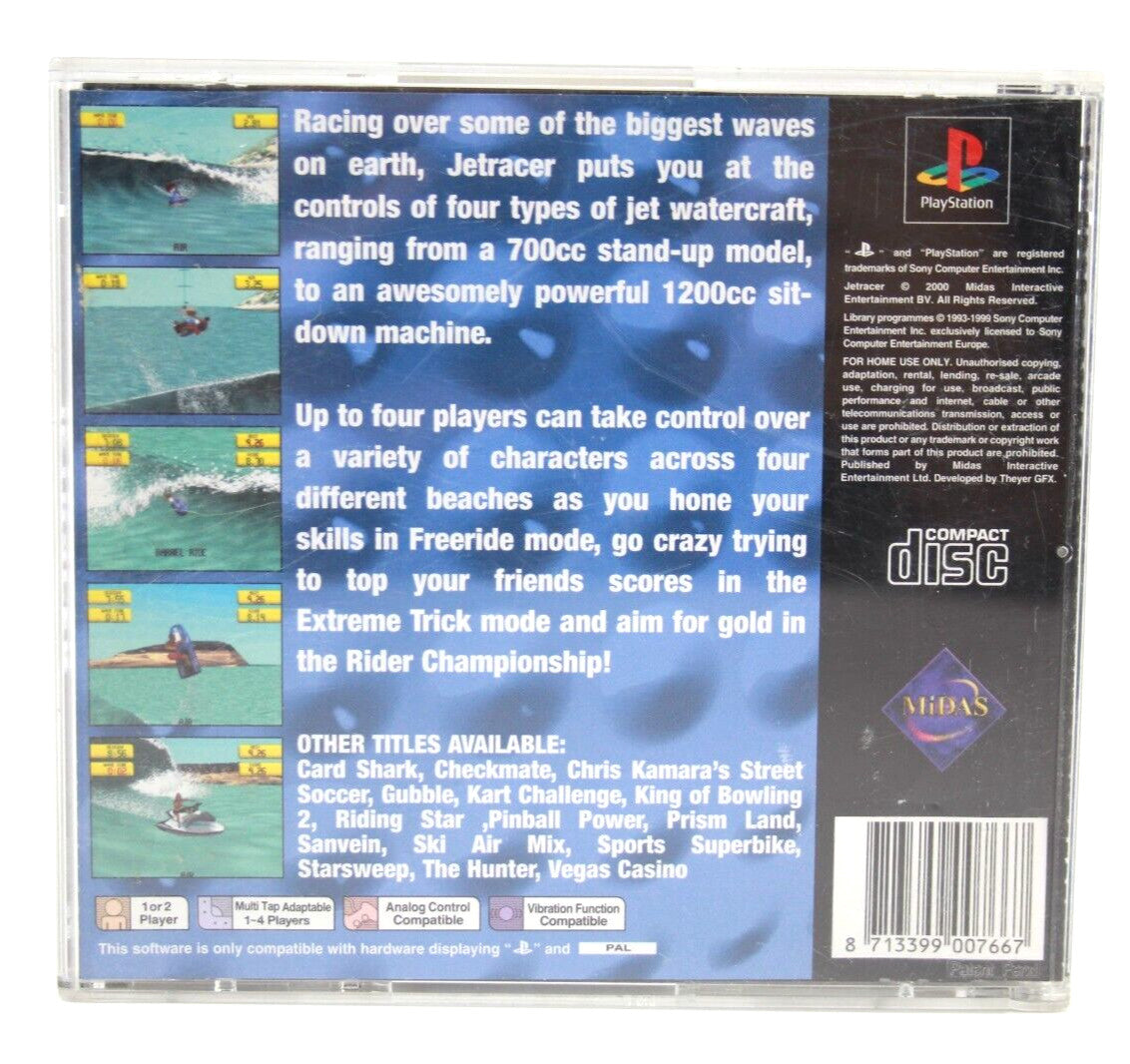 JetRacer - PlayStation 1 (PS1) [PAL] - WITH WARRANTY