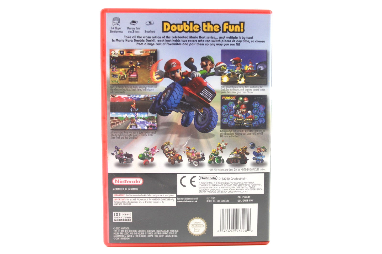 Mario Kart Double Dash - Nintendo GameCube [PAL] - WITH WARRANTY