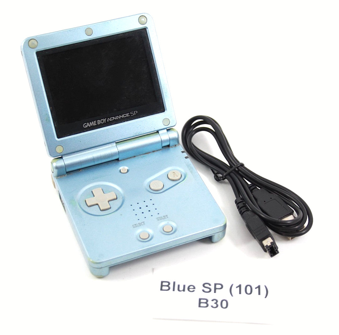 💥AGS-101💥 Official Nintendo Game Boy Advance SP Console [Pearl Blue] GBA 🎮
