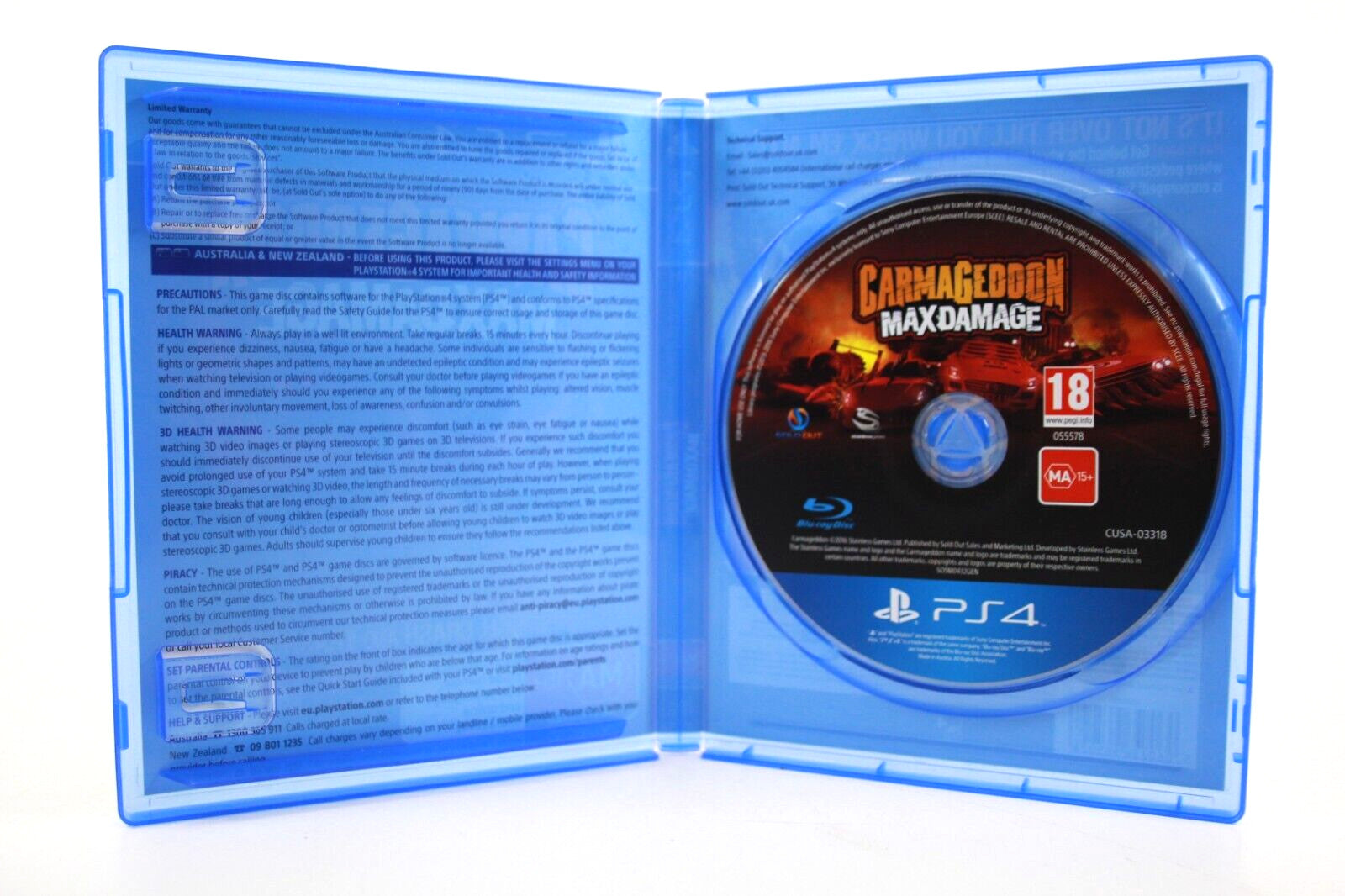 Carmageddon Max Damage - PlayStation 4 (PS4) [PAL] - WITH WARRANTY