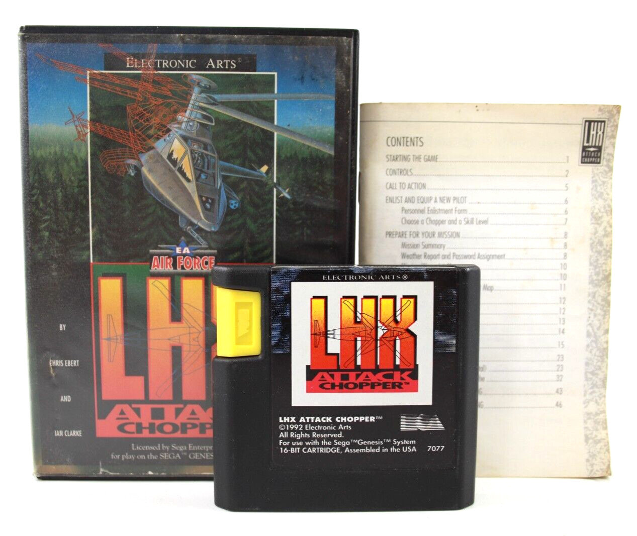 LHX Attack Chopper - SEGA Genesis [NTSC-U] - WITH WARRANTY