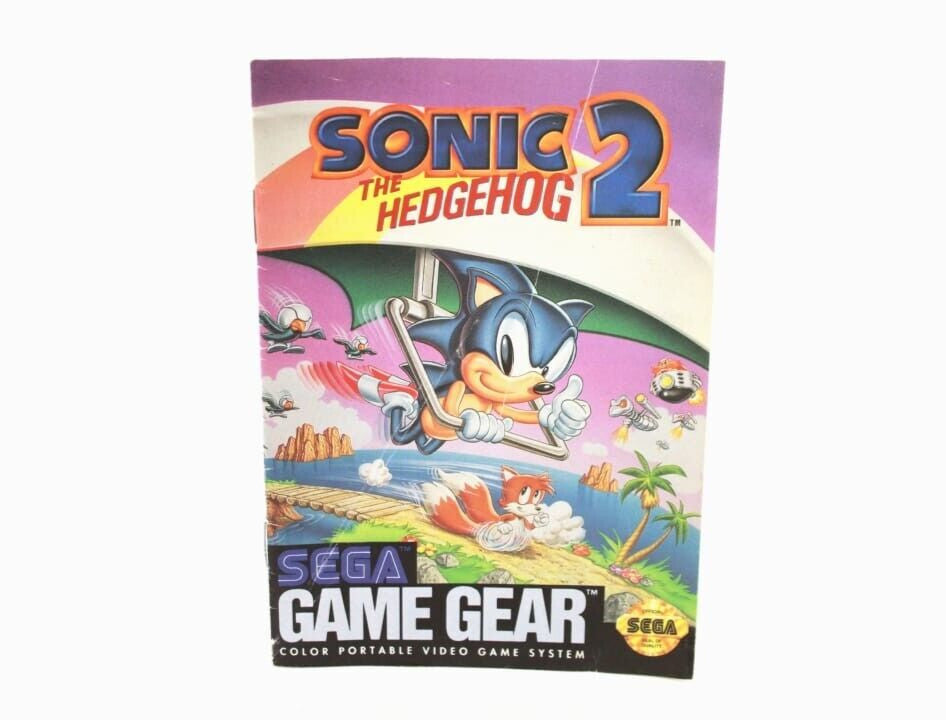 Sonic the Hedgehog 2 - Sega Game Gear **MANUAL ONLY**