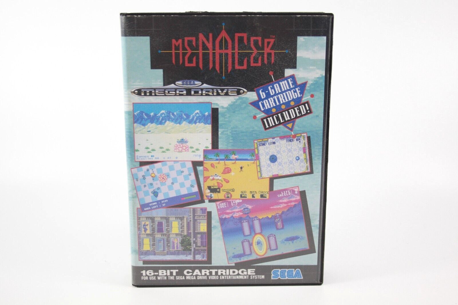 Menacer 6 Game Cartridge + Sensor - SEGA Mega Drive [PAL] - WITH WARRANTY