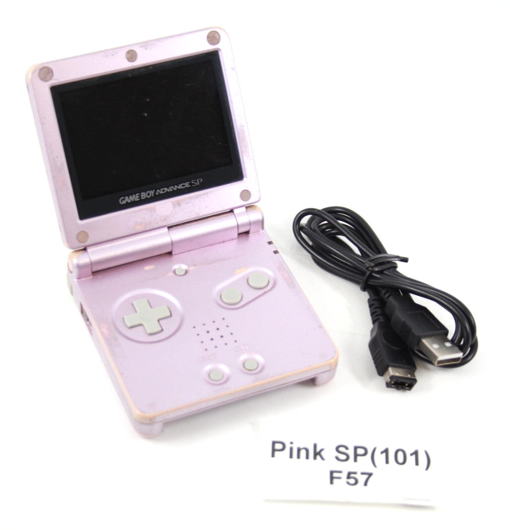 💥AGS-101💥 Official Nintendo Game Boy Advance SP Console [Pearl Pink] GBA 🎮