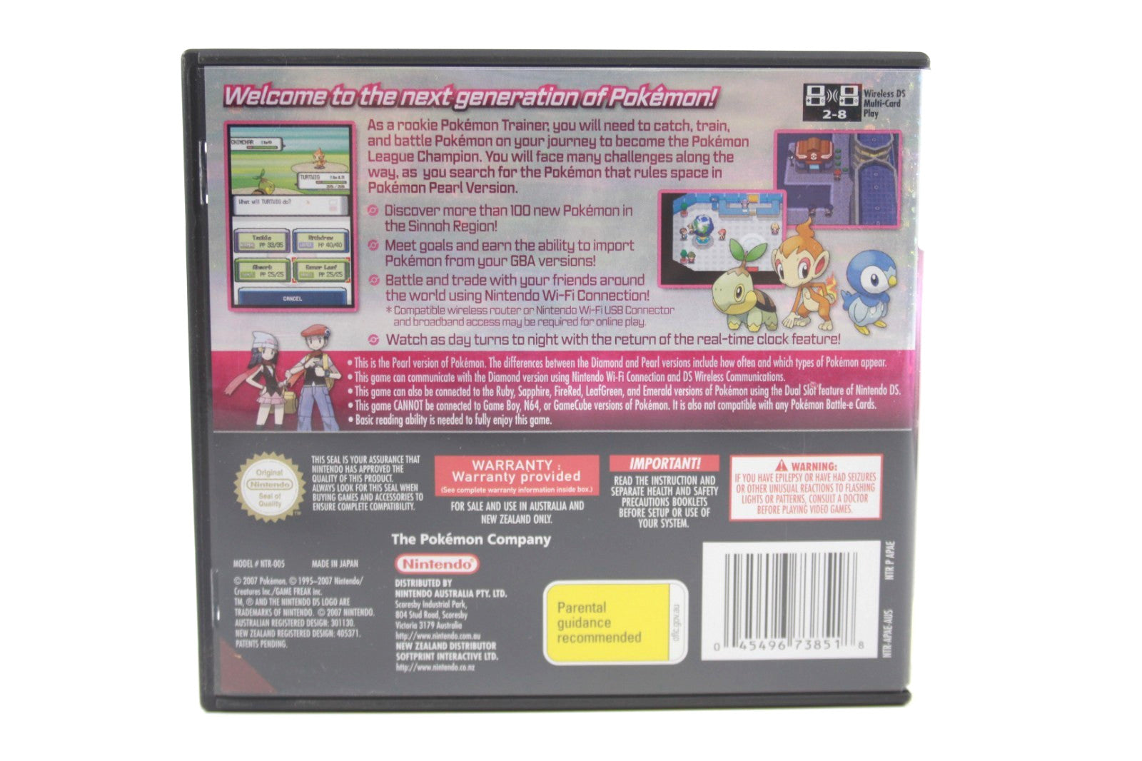 Pokémon Pearl - Nintendo DS [PAL] - WITH WARRANTY